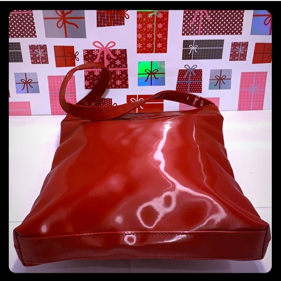 Like New GIVENCHY Parfums Red Perforated Tote Bag - Picture 10 of 14